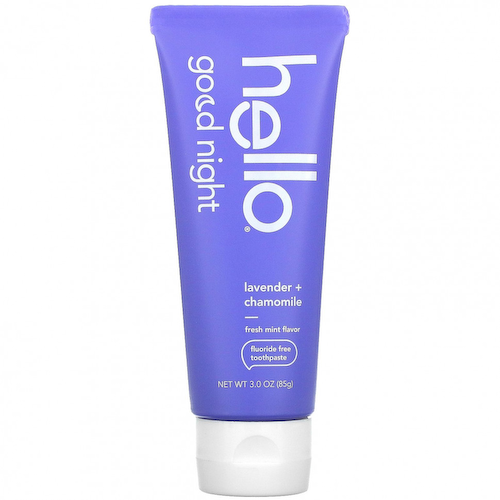 Hello, Good Night, Fluoride Free Toothpaste, Lavender + Chamomile, 3 oz (85 g) #1