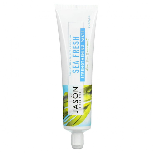Jason Natural, Sea Fresh, укрепляющая зубная паста, вкус мяты, 170 г (6 унций) #1
