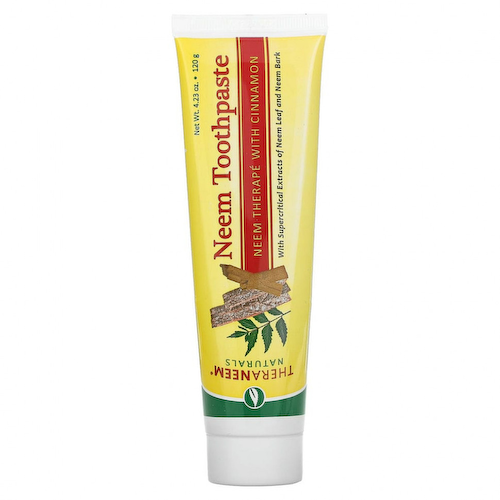 Organix South, TheraNeem Naturals, Neem Therap?, зубная паста с корицей и нимом, 120 г (4,23 унции) #1