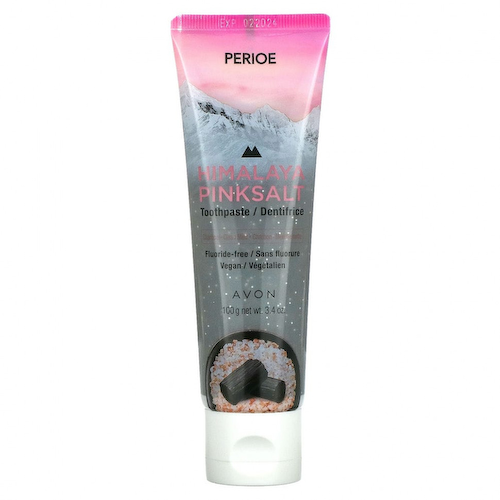 Perioe, Himalaya Pink Salt Toothpaste, Charcoal-Clean Mint, 3.4 oz (100 g) #1