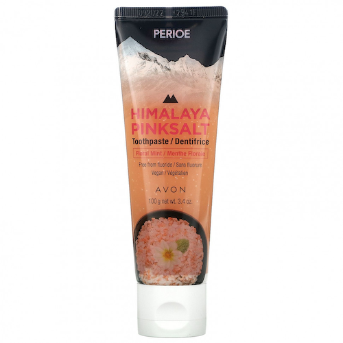 Perioe, Зубная паста с розовой солью Himalaya, цветочная мята, 100 г (3,4 унции) #1