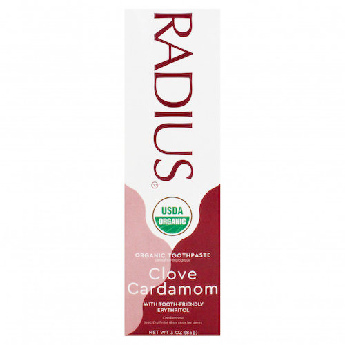 RADIUS, Органическая зубная паста-гель, гвоздика и кардамон, 3 унц. (85 г) #1