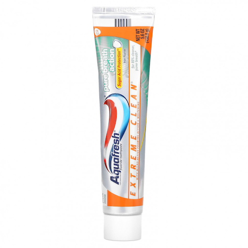 Aquafresh, Зубная паста с фтором Extreme Clean, чистое дыхание, свежая мята, 158,8 г (5,6 унции) #1