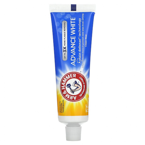 Arm & Hammer, Advance White, высокоэффективная отбеливающая зубная паста, чистый аромат мяты, 4,3 унции (121 г) #1