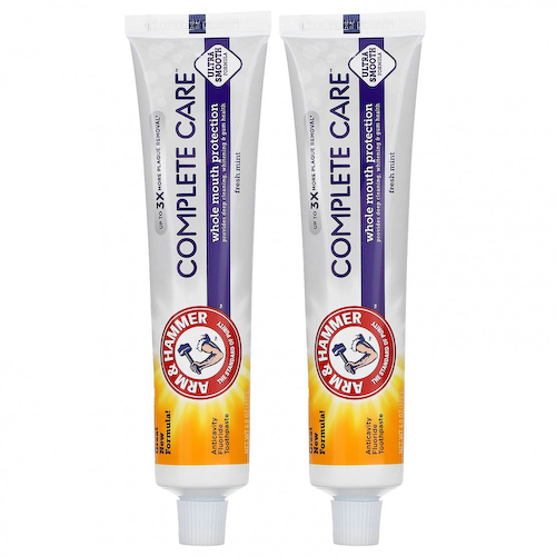 Arm & Hammer, Complete Care, зубная паста с фтором против кариеса, свежая мята, 170 г (6 унций) #1