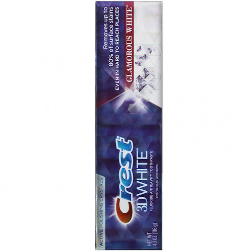 Crest, 3D White, зубная паста против кариеса с фтором, отбеливающая, 116 г (4,1 унции) #1