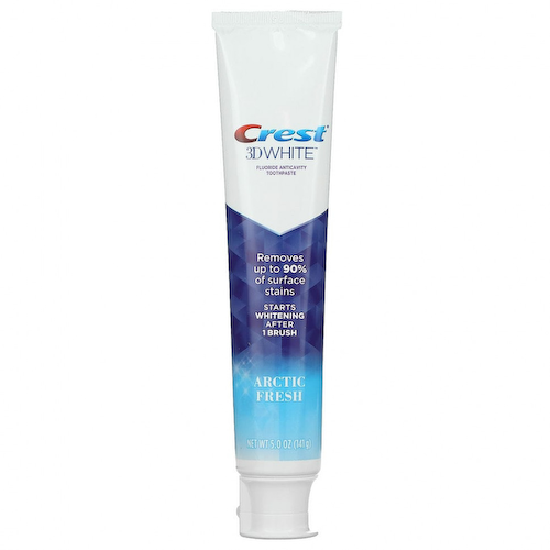 Crest, 3D White, зубная паста против кариеса с фтором, Arctic Fresh, 141 г (5 унций) #1