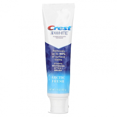 Crest, 3D White, зубная паста с фтором, предотвращающая кариес, Arctic Fresh, 107 г (3,8 унции) #1