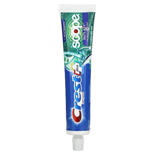 Crest, Complete, Scope, Outlast Plus Whitening, зубная паста с фторидом, мята, 153 г (5,4 унции) #1