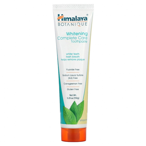 Himalaya, Botanique, отбеливающая зубная паста Simply Mint, 5,29 унций (150 г) #1