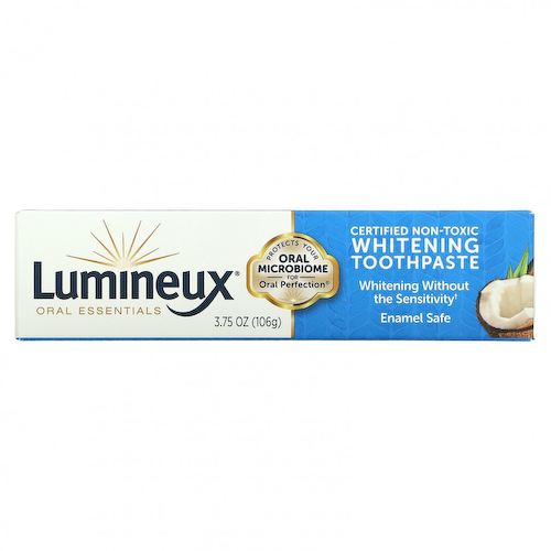 Lumineux Oral Essentials, Сертифицированная нетоксичная отбеливающая зубная паста, 106 г (3,75 унции) #1