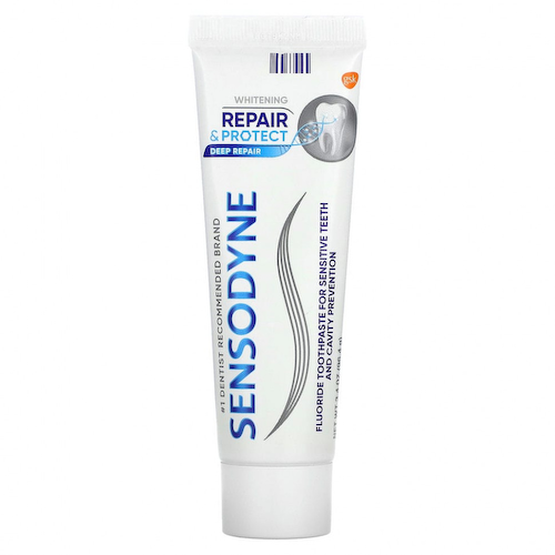 Sensodyne, Отбеливающая зубная паста Repair & Protect с фтором, 96,4 г (3,4 унции) #1