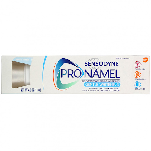 Sensodyne, ProNamel, мягкая отбеливающая зубная паста, 113 г (4,0 унции) #1