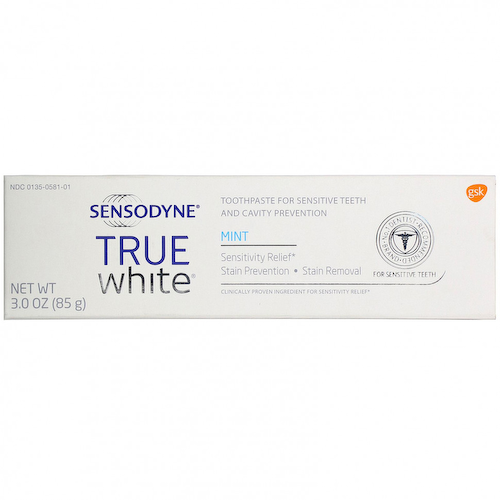 Sensodyne, True White Toothpaste, мята, 85 г (3,0 унции) #1