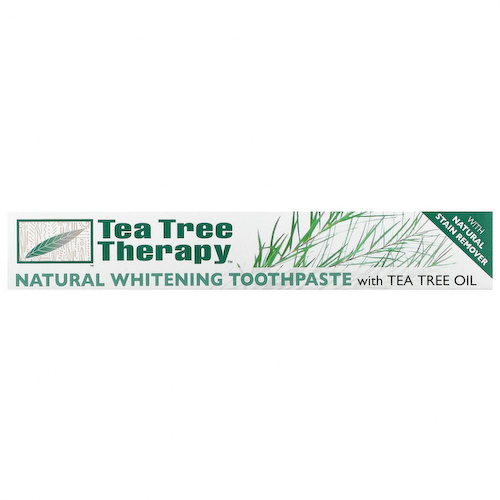 Tea Tree Therapy, Натуральная отбеливающая зубная паста, с маслом чайного дерева, 85 г (3 унции) #1