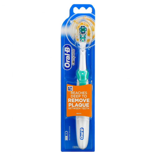 Oral-B, Complete, зубная щетка с питанием от аккумулятора, 1 зубная щетка #1