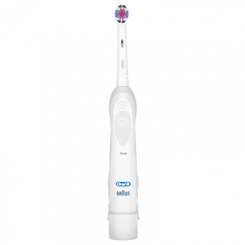 Oral-B, Oral-B 3D White Brilliance Whitening Battery, зубная щетка, белая, 1 зубная щетка #1