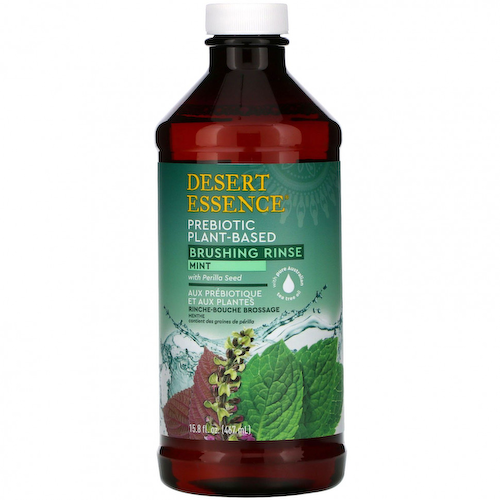 Desert Essence, Пребиотик, ополаскиватель на растительной основе, мята, 467 мл (15,8 жидк. Унции) #1