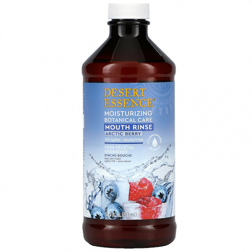 Desert Essence, Увлажняющее ополаскиватель для полости рта с растениями, арктические ягоды, 467 мл (15,8 жидк. Унции) #1