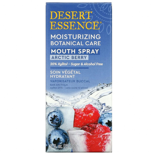 Desert Essence, Увлажняющий спрей для полости рта с растениями, арктические ягоды, 27 мл (0,9 жидк. Унции) #1