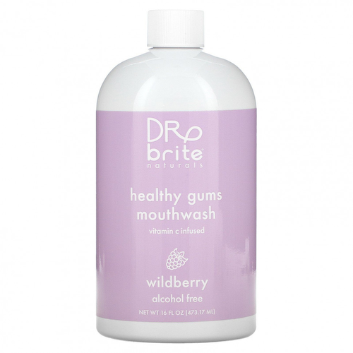 Dr. Brite, Жидкость для полоскания рта Healthy Gums, без спирта, ягоды, 473,17 мл (16 жидк. Унций) #1