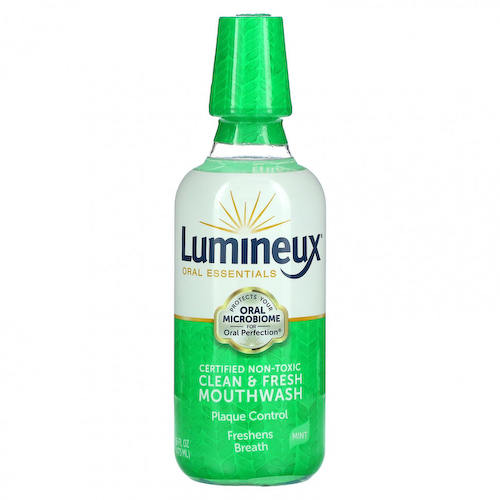 Lumineux Oral Essentials, Сертифицированный нетоксичный чистый и свежий ополаскиватель для полости рта, мята, 473 мл (16 жидк. Унций) #1