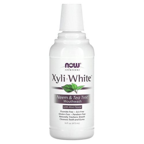 NOW Foods, Xyliwhite Mouthwash, Neem & Tea Tree, 16oz #1
