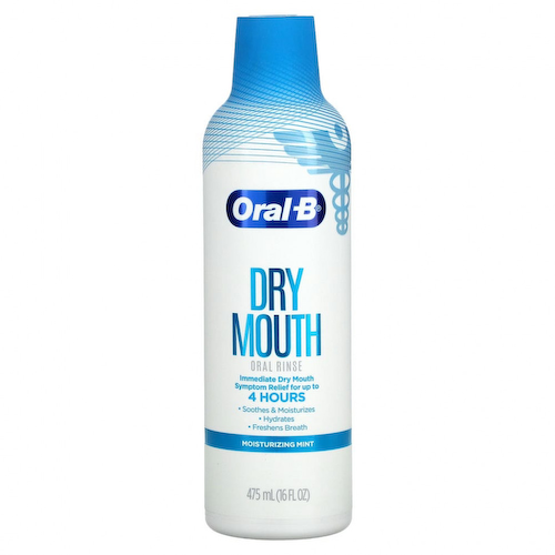 Oral-B, Ополаскиватель для полости рта Dry Mouth, увлажняющая мята, 475 мл (16 жидк. Унций) #1