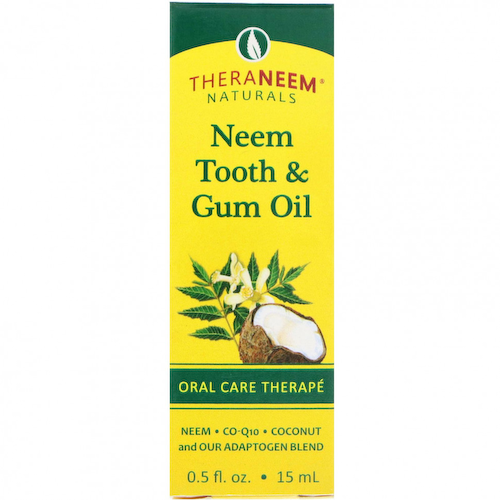 Organix South, TheraNeem Naturals, масло Ним для зубов и десен, лечебная гигиена полости рта, 0.,5 ж. унц. (15 мл) #1