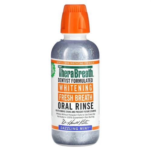 TheraBreath, Whitening Fresh Breath, ополаскиватель для полости рта, ослепительная мята, 473 мл (16 жидк. Унций) #1