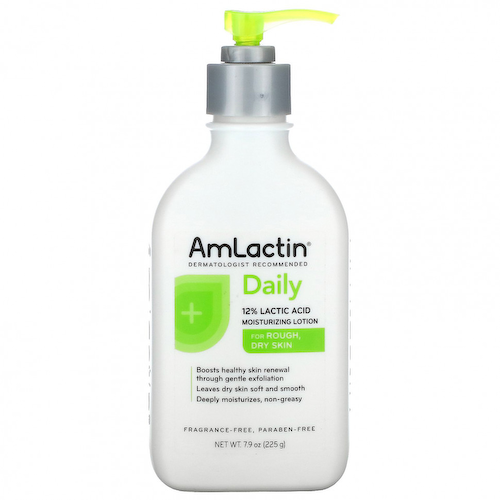 Amlactin, Daily, Увлажняющий лосьон с 12% молочной кислотой, без отдушек, 7,9 унции (225 г) #1