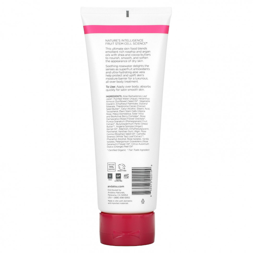 Andalou Naturals, 1000 Roses, успокаивающий лосьон для тела, роза, 236 мл (8 жидк. унций) #1