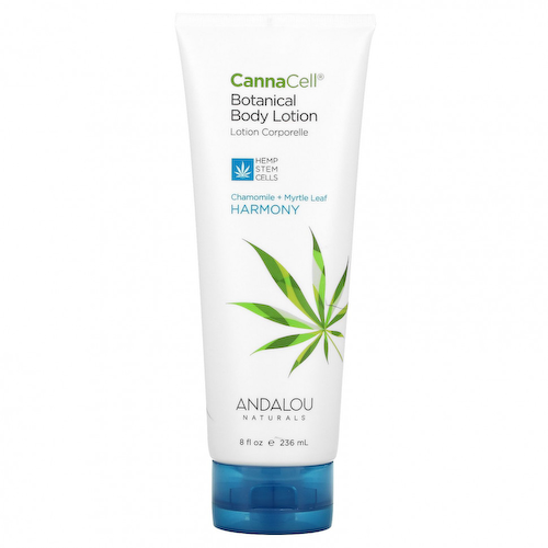 Andalou Naturals, CannaCell, растительный лосьон для тела, ромашка и листья мирта, 236 мл (8 жидк. Унций) #1