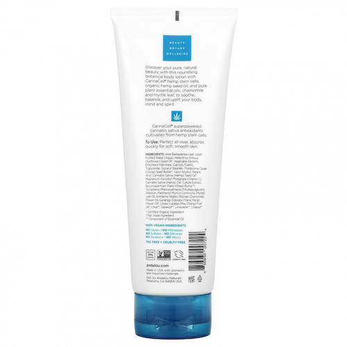 Andalou Naturals, CannaCell, растительный лосьон для тела, ромашка и листья мирта, 236 мл (8 жидк. Унций) #1