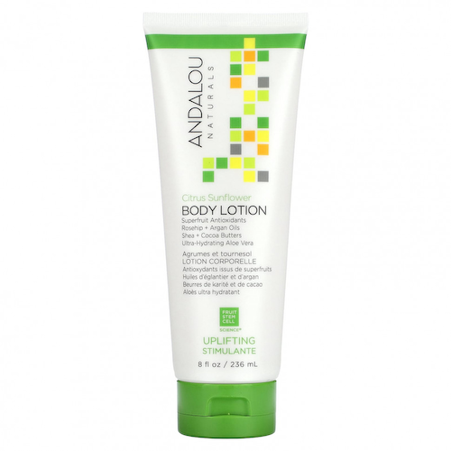 Andalou Naturals, Лосьон для тела, бодрящий, с цитрусовыми и подсолнечными, 236 мл (8 жидк. Унций) #1
