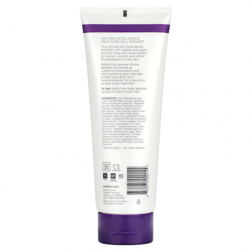 Andalou Naturals, Лосьон для тела, освежающий, лаванда и чабрец, 236 мл (8 жидк. Унций) #1