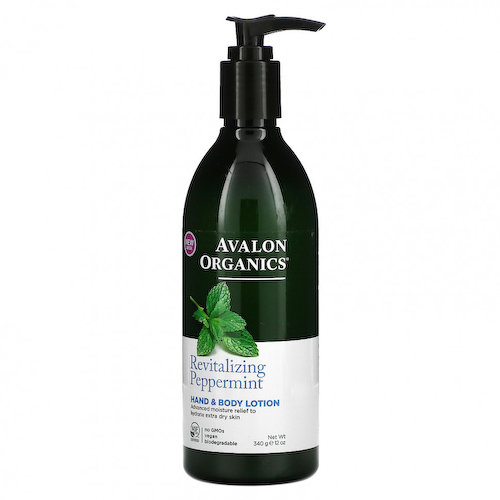 Avalon Organics, Лосьон для рук и тела, восстанавливающая перечная мята, 340 г (12 унций) #1