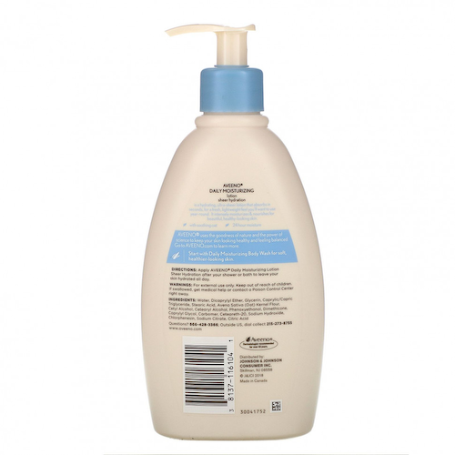 Aveeno, Active Naturals, ежедневный увлажняющий лосьон для тела, без отдушки, 12 жидк. унц. (350 мл) #1