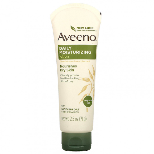 Aveeno, Увлажняющий лосьон для ежедневного применения, без отдушек, 71 г (2,5 унции) #1