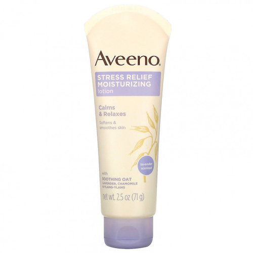 Aveeno, Увлажняющий лосьон для снятия стресса, лаванда, 71 г (2,5 унции) #1
