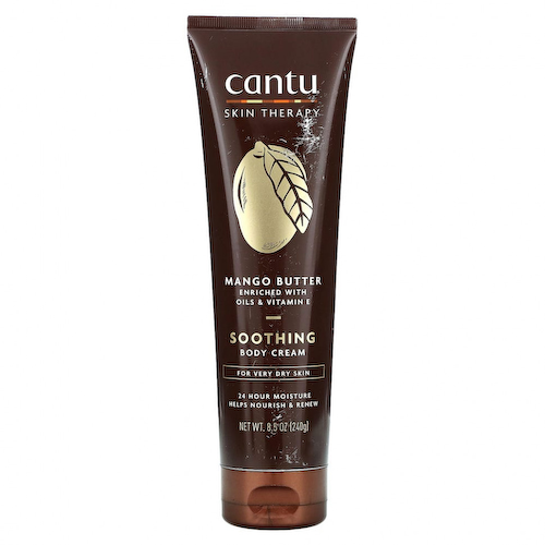 Cantu, Skin Therapy, успокаивающий крем для тела, для очень сухой кожи, масло манго, 240 г (8,5 унции) #1