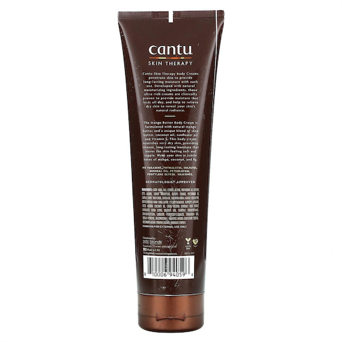 Cantu, Skin Therapy, успокаивающий крем для тела, для очень сухой кожи, масло манго, 240 г (8,5 унции) #1