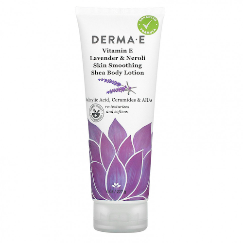Derma E, разглаживающий лосьон для тела с маслом ши и витамином Е, лаванда и нероли, 227 г (8 унций) #1