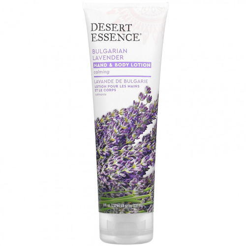 Desert Essence, Органика, Лосьон для рук и тела с болгарской лавандой, 8 жидких унций (237 мл) #1