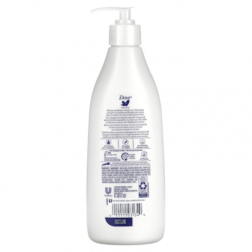 Dove, Glowing Care Lotion, масло манго и миндаля, 400 мл (13,5 жидк. Унции) #1