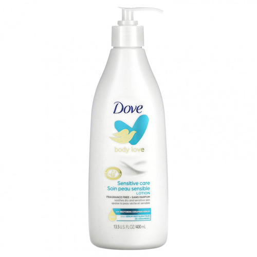 Dove, Лосьон для чувствительной кожи, без отдушек, 400 мл (13,5 жидк. Унции) #1