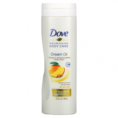 Dove, Nourishing Body Care, крем-лосьон для тела, масла манго и миндаля, 400 мл (13,5 жидк. Унции) #1