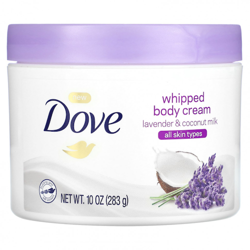 Dove, Взбитый крем для тела, с лавандой и кокосовым молоком, 283 г (10 унций) #1