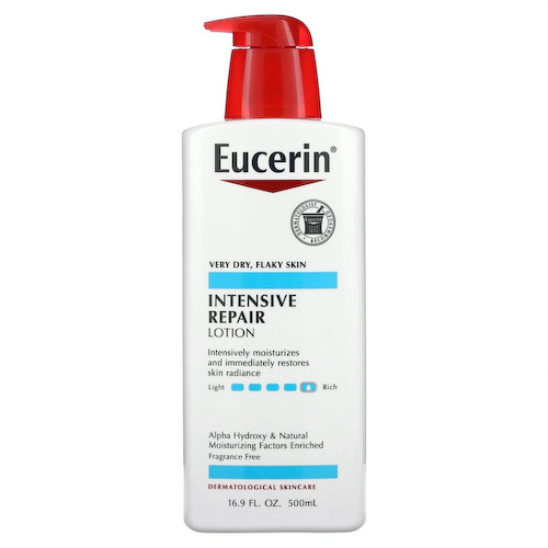 Eucerin, Интенсивное восстановление, Насыщенный лосьон, Без отдушек, 16,9 ж. унц.(500 мл) #1