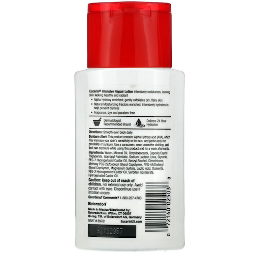 Eucerin, Интенсивный восстанавливающий лосьон, 89 мл (3 жидк. Унции) #1